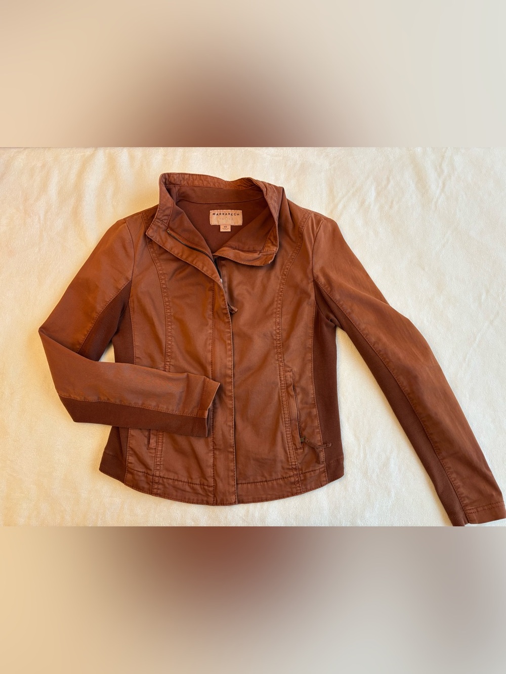 Marrakech Rust Moto Jacket
